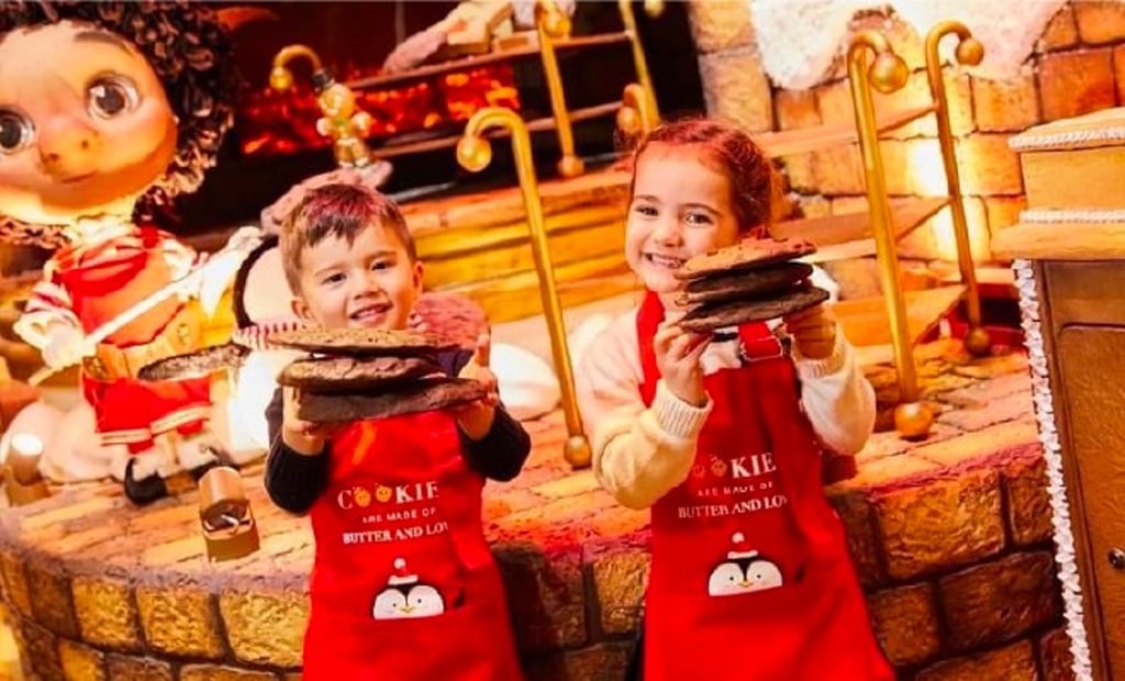 Get set for a fun cookie experience at Mrs Claus Bakery.
